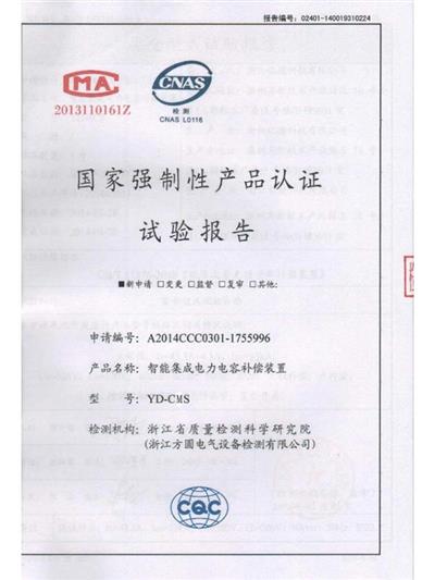 YD-CMS試驗(yàn)報(bào)告